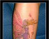 Tatuagem de fada em forma de mulher