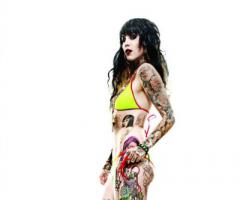 Kat Von D todo su cuerpo tatuado