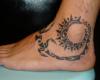 Tatuaje maori circular