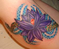 Purple Lotus Tattoo
