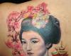 Tattoo young geisha