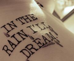 In the rain i ll dream