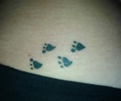 huellitas en forma de corazon!!?