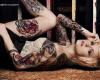 blonde hair blue eyes tattoo