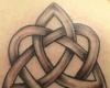 3d Celtic symbol and heart tattoo