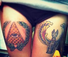 Egyptian stuff tattoo