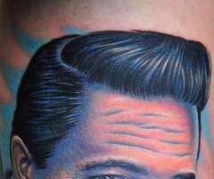 Johnny Cash Portrait Tattoos