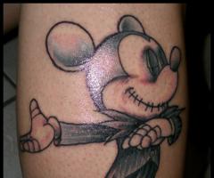 Mickey Mouse como Jack Skellington