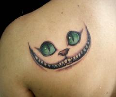 Tatuaje de el Gato de Cheshire