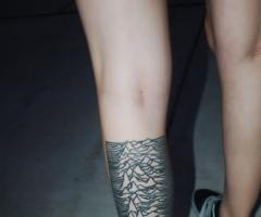 Tatuaje de montañas
