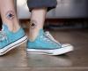 Tatuaje de logo de Converse