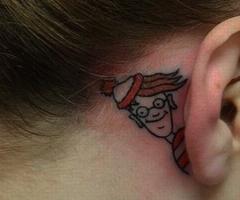 Tatuaje de Donde esta Wally