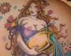 Tatuaje de la dama de acuario