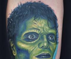 Michael Jackson thriller tattoo