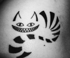 Cheshire Cat tattoo