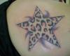 Leopard star tattoo