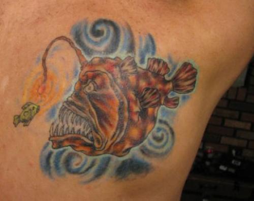 Melanocetus johnsonii tattoo
