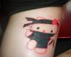 Hello Kitty Ninja Tattoo