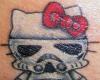 Hello Kitty stormtrooper tattoo