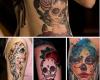 Diseño de tatuajes de calaveras mexicanas
