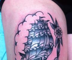 Ship tattoo