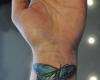 Butterfly on wrist