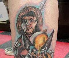 Wolverine y Gambito de Hombres X