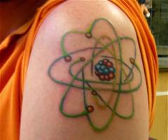 Atom of the Future tattoo