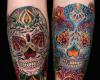 Calaveras mexicanas hombre mujer