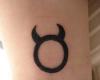 Taurus Sign Tattoo