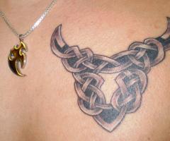 Celtic taurus tattoo