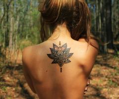 Tatuaje de flor de loto