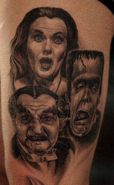 Tatuaje de La Familia Monsters