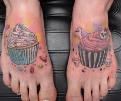 Cupcake tattoos