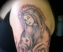 Tatuaje de la Virgen de Guadalupe