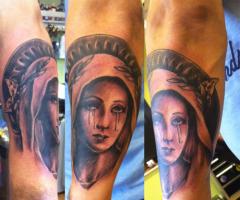 Tatuaje de la Virgen Maria