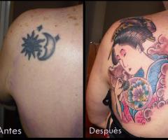 Geisha tattoos for men and women
