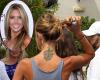 Audrina Patridge has a colorful tattoo of a serpent wrapping around a heart