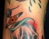 Calavera con ancla