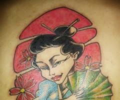 Geisha tattoos for men and women