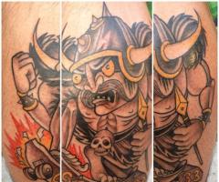 Tatuajes de guerreros vikingos