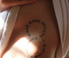 What goes around comes back around