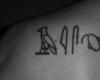 Hieroglyphic for the word brain