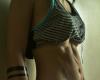 Stomach tribal tattoo