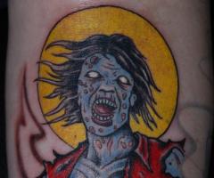 Pictures of Zombie tattoo
