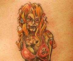 Sexy zombie girl