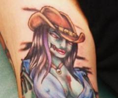 Zombie cowgirl