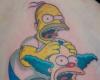 Homero y Krusty en el bucle