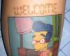 Milhouse Van Houten jugando con una consola