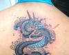 Tatuagem Dragao azul